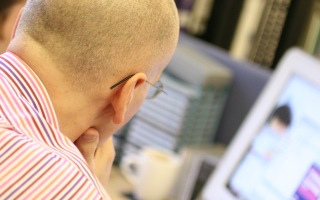 guy at computer