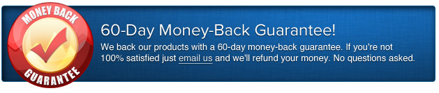 60-day Money-Back Guarentee!