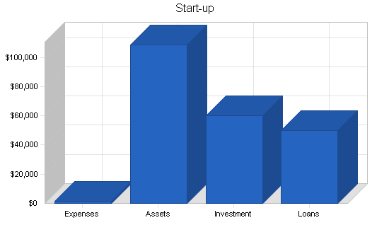 Bicycle courier business plan, company summary chart image