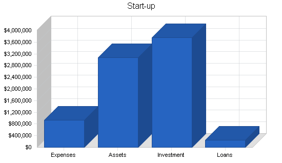 Computer laser accessories business plan, company summary chart image