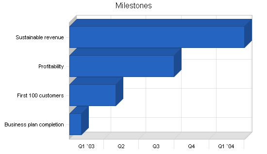 Dating matchmaking service business plan, strategy and implementation summary chart image