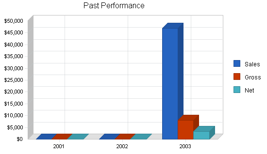 Hair replacement and salon business plan, company summary chart image