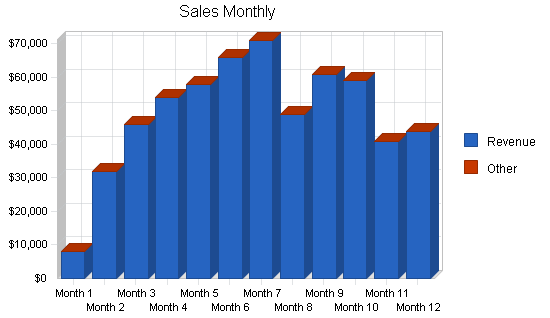 Home accessories and gifts business plan, strategy and implementation summary chart image