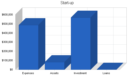 Nightclub saloon business plan, company summary chart image