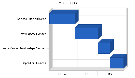 Tools rental business plan, strategy and implementation summary chart image