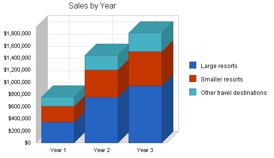 Tourism website services business plan, strategy and implementation summary chart image