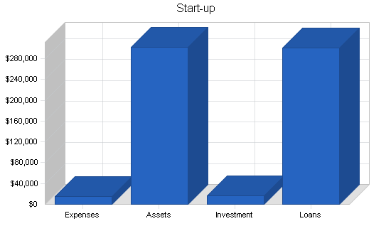 Video production business plan, company summary chart image